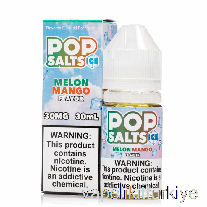 Vape Elektronik Sigara Buzlu Kavun Mango - Pop Tuzları - 30ml 30mg